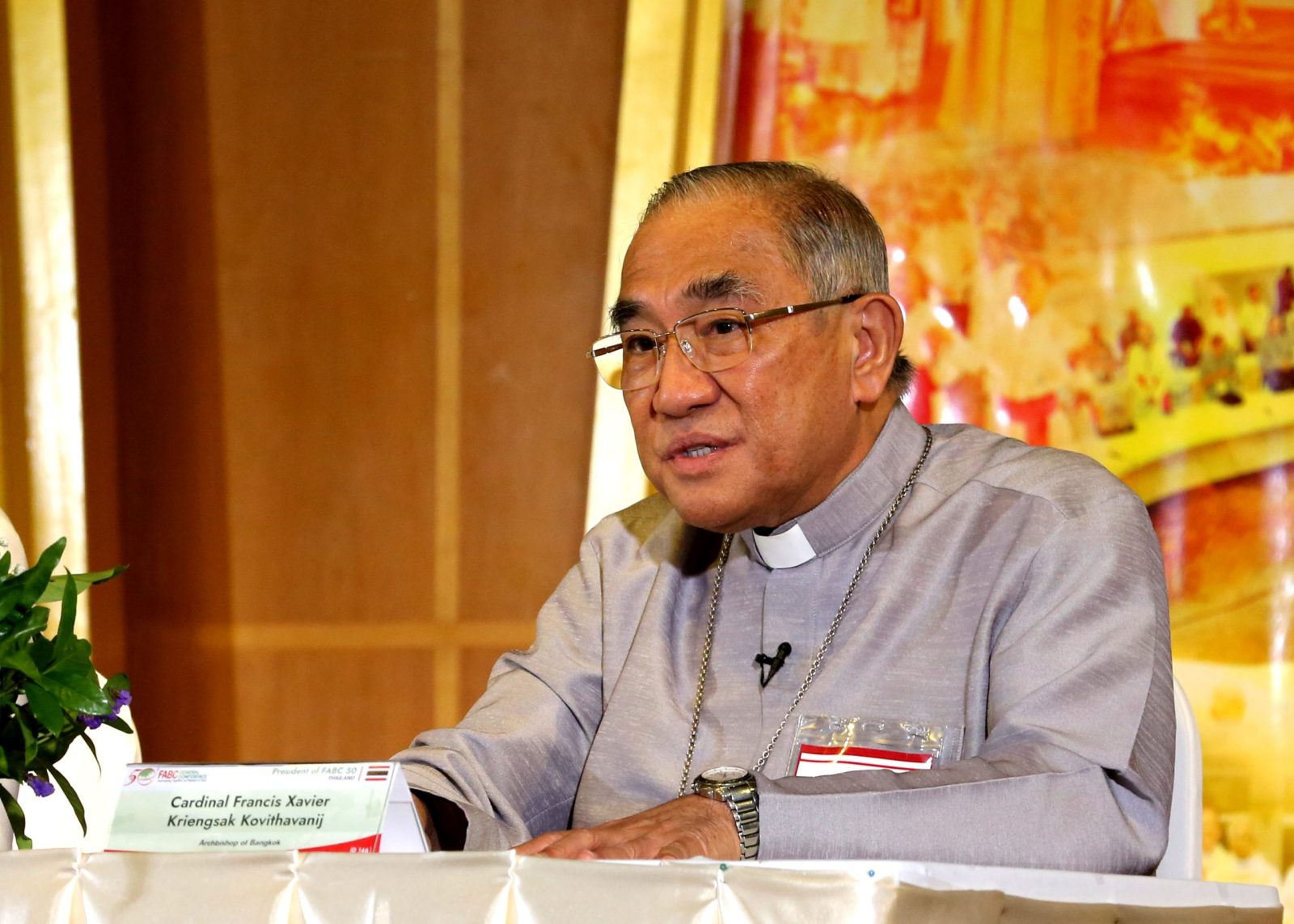 Cardinal Francis Xavier Kriengsak Kovitvanit, Archbishop of Bangkok | FABC50